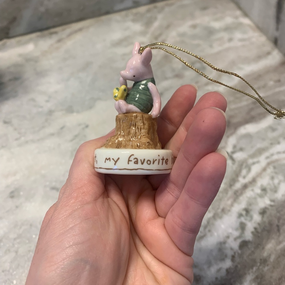 Midwest of Cannon Falls - Piglet Christmas Porcelain Ornament (Winnie the Pooh)